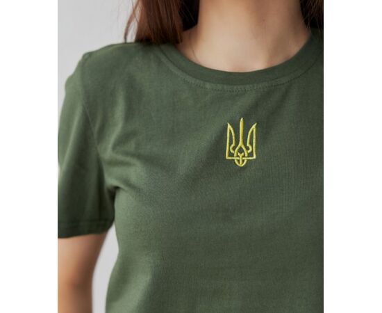 Фотография Футболка женская 315 khaki р.S-2XL "Madoka" недорого оптом от прямого поставщика, изображение 2