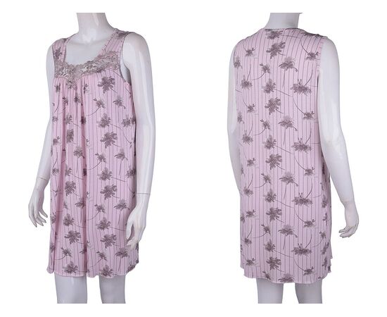Нічня жіноча 10500 pink р.XL-3XL "Textile" недорого оптом від прямого постачальника, зображення 3