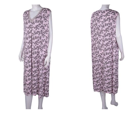 Нічня жіноча 12106 pink р.6XL-8XL "Textile" недорого оптом від прямого постачальника, зображення 3 Нічня жіноча 12106 pink р.6XL-8XL "Textile" недорого оптом від прямого постачальника, зображення 3