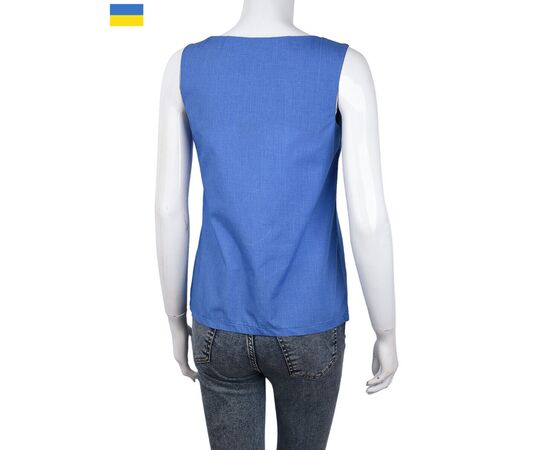 Майка женская 102 blue р.S-L "Textile" недорого оптом от прямого поставщика, изображение 2 Фотография Майка женская 102 blue р.S-L "Textile" недорого оптом от прямого поставщика, изображение 2