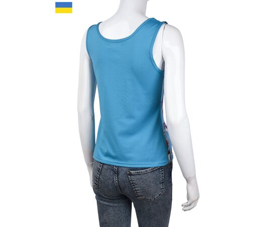 Фотография Майка женская NMA4005-1 blue р.S-L "Textile" недорого оптом от прямого поставщика, изображение 2