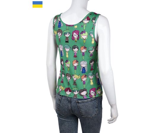 Майка женская NMA4005-1 green р.S-L "Textile" недорого оптом от прямого поставщика, изображение 2 Фотография Майка женская NMA4005-1 green р.S-L "Textile" недорого оптом от прямого поставщика, изображение 2