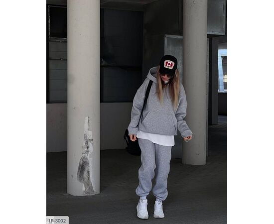 Фотография Женский спортивный костюм трёхнитка на флисе большого размера р.48-52 "BEST FASHION" купить недорого от прямого поставщика, изображение 2