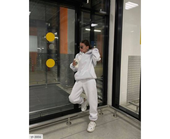 Фотография Женский спортивный костюм трёхнитка на флисе большого размера р.48-52 "BEST FASHION" купить недорого от прямого поставщика, изображение 4