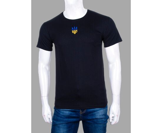 Футболка чоловіча 1912 black р.48-56 "Алия" недорого оптом від прямого постачальника, зображення 2