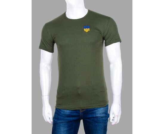 Фотография Футболка мужская 1923 khaki р.48-56 "Алия" недорого оптом от прямого поставщика, изображение 2