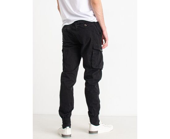 Джоґери чоловічі 1641-1 black р.28-38 "Seven Group" недорого оптом від прямого постачальника, зображення 2 Джоґери чоловічі 1641-1 black р.28-38 "Seven Group" недорого оптом від прямого постачальника, зображення 2