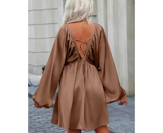 Платье женское 243 brown р.42-56 "Adam&Eva" недорого оптом от прямого поставщика, изображение 2 Фотография Платье женское 243 brown р.42-56 "Adam&Eva" недорого оптом от прямого поставщика, изображение 2