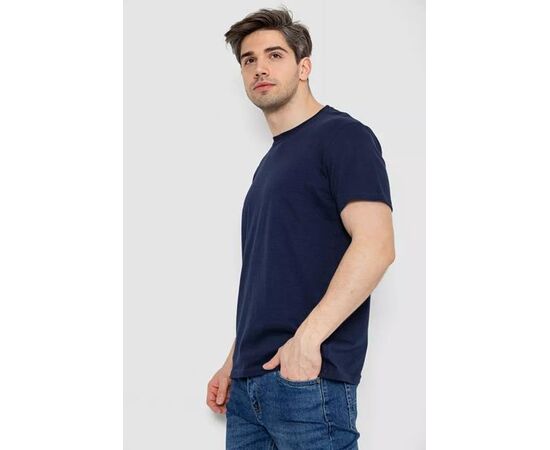 Футболка чоловіча 01 navy р.M-3XL "Seven Group" недорого оптом від прямого постачальника, зображення 2 Футболка чоловіча 01 navy р.M-3XL "Seven Group" недорого оптом від прямого постачальника, зображення 2