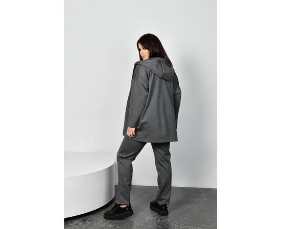 Костюм спортивний жіночий теплий 4052 grey р.52-58 "Iren Veles" недорого оптом від прямого постачальника, зображення 2