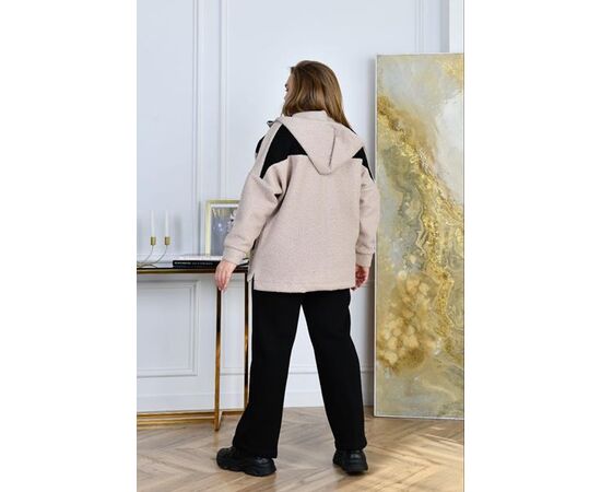 Костюм спортивний жіночий 4058 beige р.52-58 "Iren Veles" недорого оптом від прямого постачальника, зображення 2