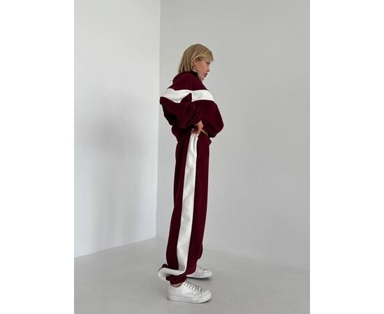 Костюм спортивний жіночий теплий 2095 wine р.42-50 "Funny Love" недорого оптом від прямого постачальника, зображення 2 Костюм спортивний жіночий теплий 2095 wine р.42-50 "Funny Love" недорого оптом від прямого постачальника, зображення 2