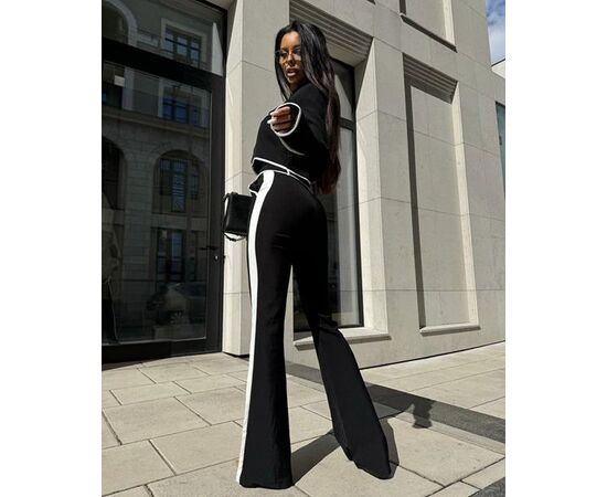 Костюм жіночий 2096 black р.42-46 "Funny Love" недорого оптом від прямого постачальника, зображення 2 Костюм жіночий 2096 black р.42-46 "Funny Love" недорого оптом від прямого постачальника, зображення 2