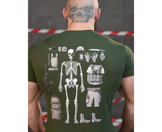 Фотография Футболка мужская 656 green р.M-3XL "Madoka" недорого оптом от прямого поставщика, изображение 2