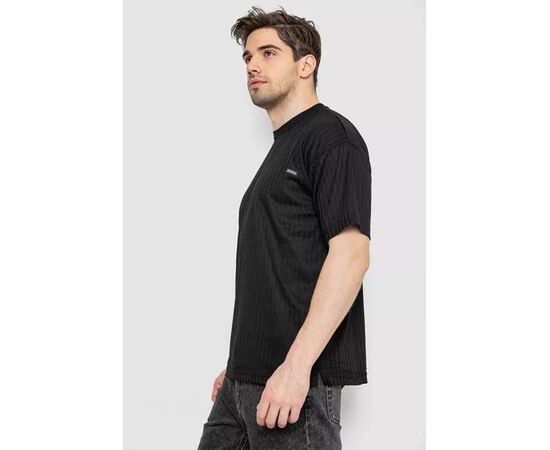 Футболка чоловіча 3130 black р.M-2XL "Seven Group" недорого оптом від прямого постачальника, зображення 2 Футболка чоловіча 3130 black р.M-2XL "Seven Group" недорого оптом від прямого постачальника, зображення 2