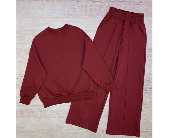 Костюм дитячий спортивний на дівчинку 2500 wine р.134-158 "LIMA SPORT" недорого оптом від прямого постачальника, зображення 2