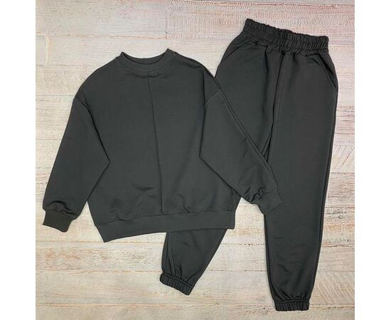 Фотография Костюм детский спортивный на девочку 2500-1 grey р.134-158 "LIMA SPORT" недорого оптом от прямого поставщика, изображение 2