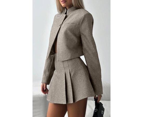 Костюм жіночий 639 beige р.42-46 "Beliakova" недорого оптом від прямого постачальника, зображення 2 Костюм жіночий 639 beige р.42-46 "Beliakova" недорого оптом від прямого постачальника, зображення 2