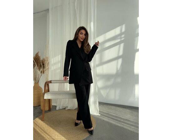 Костюм жіночий 646 black р.42-46 "Beliakova" недорого оптом від прямого постачальника, зображення 2 Костюм жіночий 646 black р.42-46 "Beliakova" недорого оптом від прямого постачальника, зображення 2