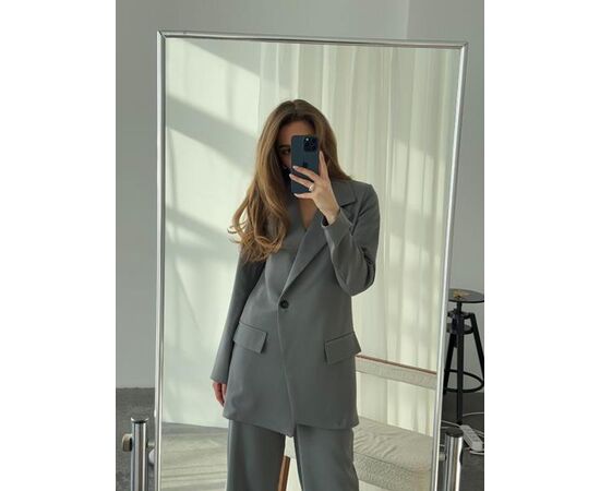 Костюм жіночий 646 grey р.42-46 "Beliakova" недорого оптом від прямого постачальника, зображення 2 Костюм жіночий 646 grey р.42-46 "Beliakova" недорого оптом від прямого постачальника, зображення 2