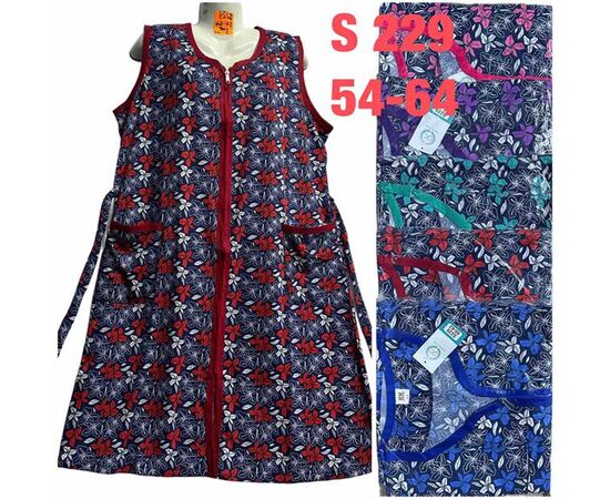 Халат жіночий S229 mix р.54-64 "SHELLY" недорого оптом від прямого постачальника, зображення 2 Халат жіночий S229 mix р.54-64 "SHELLY" недорого оптом від прямого постачальника, зображення 2