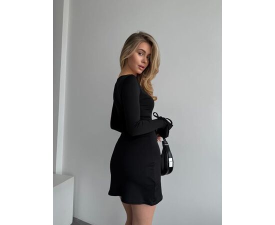 Плаття жіноче 5137 black р.42-48 "BONJOUR" недорого оптом від прямого постачальника, зображення 2 Плаття жіноче 5137 black р.42-48 "BONJOUR" недорого оптом від прямого постачальника, зображення 2