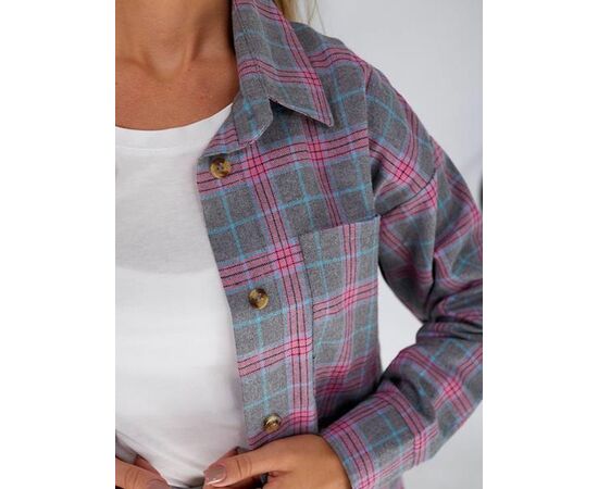 Сорочка жіноча 1050-1 grey р.44-50 "Funny Love" недорого оптом від прямого постачальника, зображення 2 Сорочка жіноча 1050-1 grey р.44-50 "Funny Love" недорого оптом від прямого постачальника, зображення 2