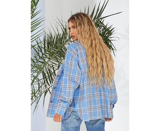 Сорочка жіноча 1050 l.blue р.44-50 "Funny Love" недорого оптом від прямого постачальника, зображення 2 Сорочка жіноча 1050 l.blue р.44-50 "Funny Love" недорого оптом від прямого постачальника, зображення 2