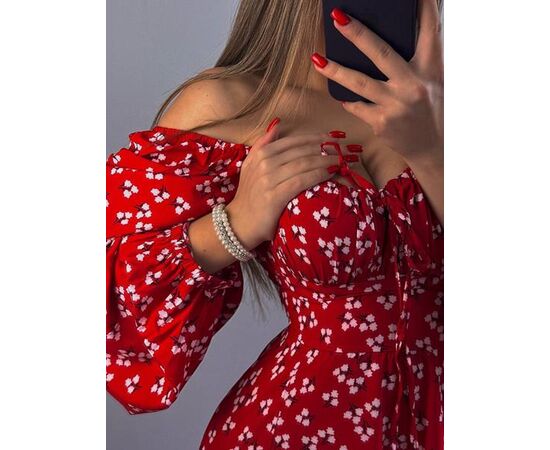 Плаття жіноче 2070 red р.42-46 "Funny Love" недорого оптом від прямого постачальника, зображення 2 Плаття жіноче 2070 red р.42-46 "Funny Love" недорого оптом від прямого постачальника, зображення 2