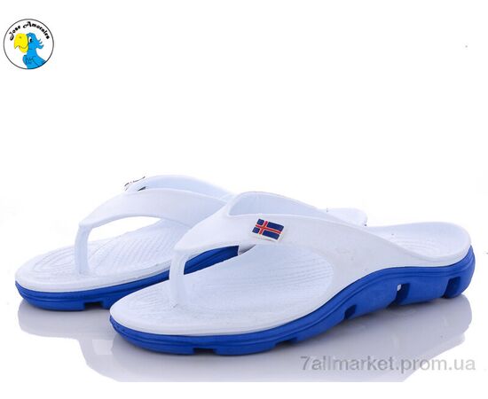 Шлепки мужские пляжные Лето 118215 white (8 пар р.41-45) "Jose Amorales" недорого оптом от прямого поставщика Фотография Шлепки мужские пляжные Лето 118215 white (8 пар р.41-45) "Jose Amorales" недорого оптом от прямого поставщика