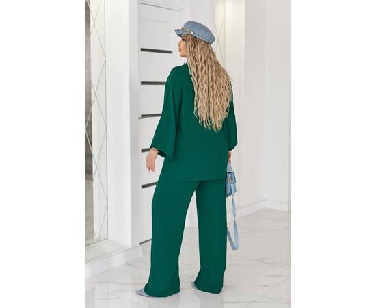 Костюм женский 1309 green р.50-64 "Seven Zikina" недорого оптом от прямого поставщика, изображение 2 Фотография Костюм женский 1309 green р.50-64 "Seven Zikina" недорого оптом от прямого поставщика, изображение 2