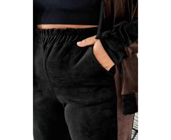 Фотография Костюм спортивный женский тёплый 902 brown р.48-62 "Seven Zikina" недорого оптом от прямого поставщика, изображение 2