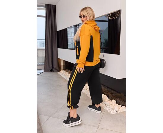 Фотография Костюм спортивный женский тёплый 904 yellow р.46-60 "Seven Zikina" недорого оптом от прямого поставщика, изображение 2
