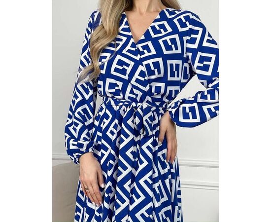 Фотография Платье женское 2413 navy р.42-52 "BONJOUR" недорого оптом от прямого поставщика, изображение 2