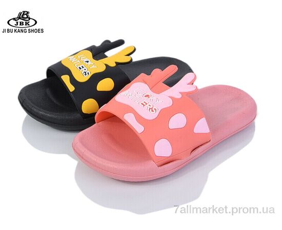 Шлепки детские летние Лето S758 black-pink mix (12 пар р.24-29) "Jibukang" недорого оптом от прямого поставщика Фотография Шлепки детские летние Лето S758 black-pink mix (12 пар р.24-29) "Jibukang" недорого оптом от прямого поставщика