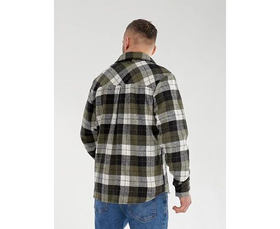 Фотография Рубашка мужская 714 khaki р.46-56 "DORA" недорого оптом от прямого поставщика, изображение 2