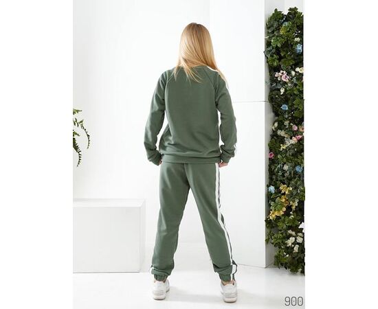 Костюм спортивний жіночий теплий 900 green р.38-52 "DORA" недорого оптом від прямого постачальника, зображення 2