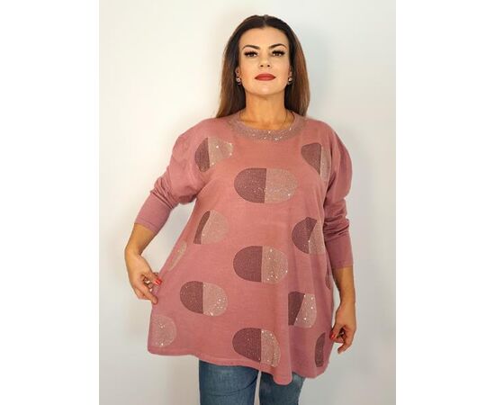 Светр жіночий 1978 mix р.56-64 "ITALIA" недорого оптом від прямого постачальника, зображення 2 Светр жіночий 1978 mix р.56-64 "ITALIA" недорого оптом від прямого постачальника, зображення 2