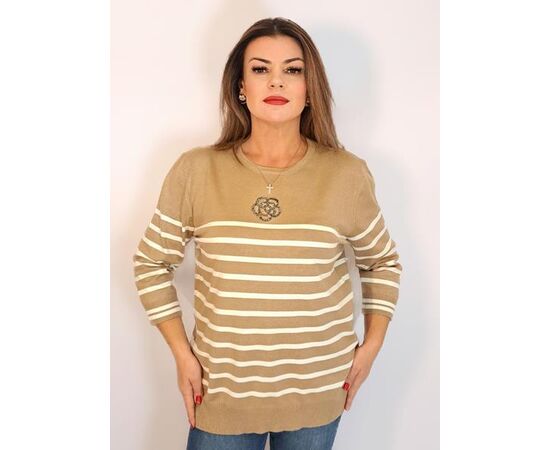 Светр жіночий 1984 mix р.50-56 "ITALIA" недорого оптом від прямого постачальника, зображення 2 Светр жіночий 1984 mix р.50-56 "ITALIA" недорого оптом від прямого постачальника, зображення 2