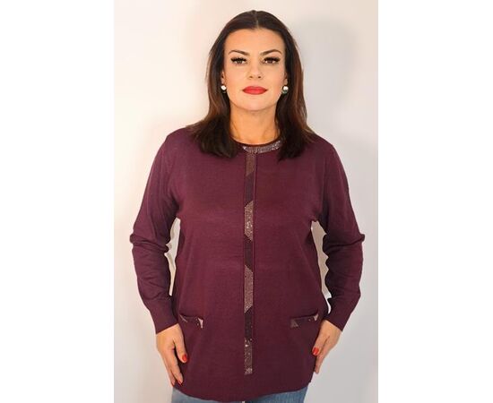 Светр жіночий 1987 mix р.52-56 "ITALIA" недорого оптом від прямого постачальника, зображення 2 Светр жіночий 1987 mix р.52-56 "ITALIA" недорого оптом від прямого постачальника, зображення 2