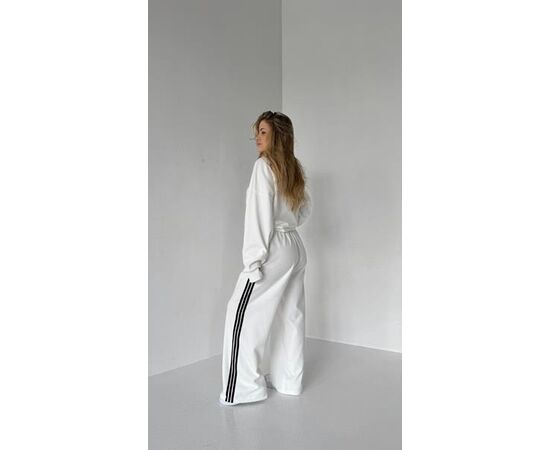 Фотография Штаны спортивные женские 1060 white р.S-L "SL Karavan" недорого оптом от прямого поставщика, изображение 2