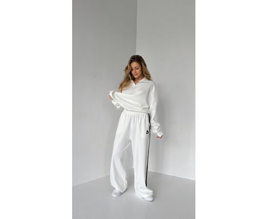 Фотография Штаны спортивные женские 1060 white р.S-L "SL Karavan" недорого оптом от прямого поставщика, изображение 3
