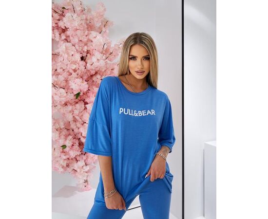 Костюм жіночий 739 blue р.46-50 "ZLATA" недорого оптом від прямого постачальника, зображення 2 Костюм жіночий 739 blue р.46-50 "ZLATA" недорого оптом від прямого постачальника, зображення 2