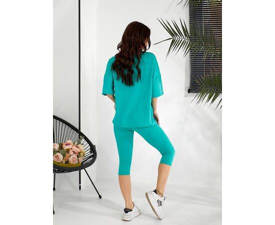 Костюм жіночий 739 l.blue р.46-50 "ZLATA" недорого оптом від прямого постачальника, зображення 2