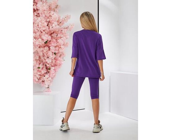 Костюм жіночий 739 purple р.46-50 "ZLATA" недорого оптом від прямого постачальника, зображення 2 Костюм жіночий 739 purple р.46-50 "ZLATA" недорого оптом від прямого постачальника, зображення 2