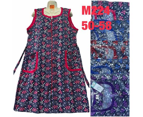 Халат жіночий M224 mix р.50-58 "SHELLY" недорого оптом від прямого постачальника, зображення 2 Халат жіночий M224 mix р.50-58 "SHELLY" недорого оптом від прямого постачальника, зображення 2