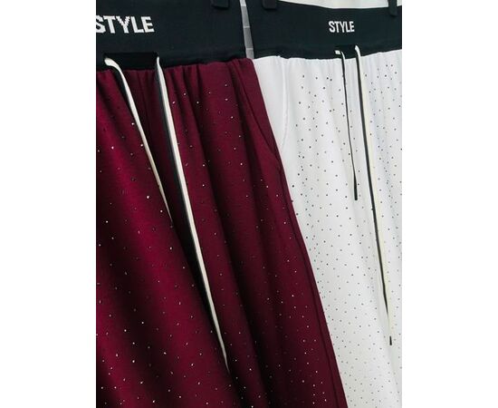 Штани спортивні жіночі 7217 wine р.S-L "Karon" недорого оптом від прямого постачальника, зображення 2 Штани спортивні жіночі 7217 wine р.S-L "Karon" недорого оптом від прямого постачальника, зображення 2