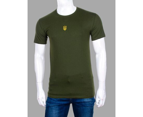 Фотография Футболка мужская 1924 khaki р.48-56 "Алия" недорого оптом от прямого поставщика, изображение 2