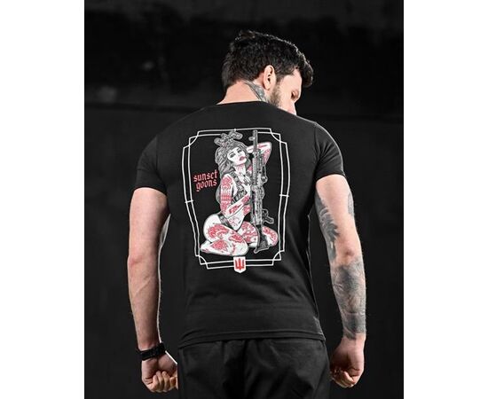 Фотография Футболка мужская 807 black р.M-3XL "Madoka" недорого оптом от прямого поставщика, изображение 2