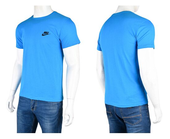 Фотография Футболка мужская 809М блакитний р.M-3XL "Textile" недорого оптом от прямого поставщика, изображение 3